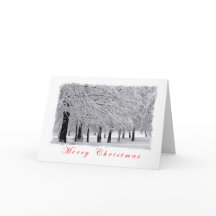 Sneeuw en bomen Vrolijk kerstfeest