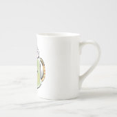 Sneeuw en cacaopoeder  porselein kop (Rechts)