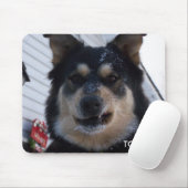 SNEEUW EN CHRISTMAS en devon vallende pistolen ... Muismat (Met muis)