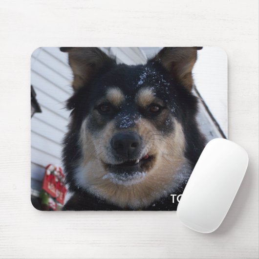 SNEEUW EN CHRISTMAS en devon vallende pistolen ... Muismat (Met muis)