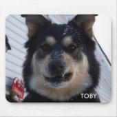 SNEEUW EN CHRISTMAS en devon vallende pistolen ... Muismat (Voorkant)