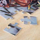 Sneeuw en Denneappel Kunst Winter Puzzel (Zijkant)