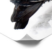 Sneeuw en duif poster (Hoek)