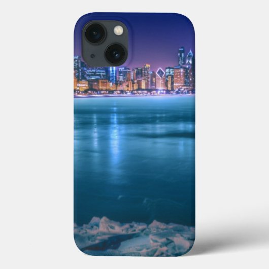 Sneeuw en ijs op het Michigameer in het Arctisch g Case-Mate iPhone Case (Achterkant)