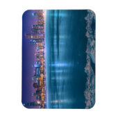 Sneeuw en ijs op het Michigameer in het Arctisch g Magneet (Verticaal)