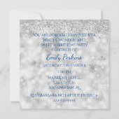 Sneeuw- en ijskoud-uitnodiging van zestien partije kaart (Achterkant)