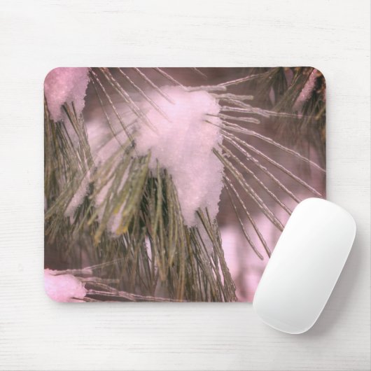 Sneeuw- en ijsneusnaalden muismat (Met muis)