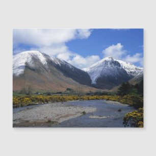 Sneeuw en Lente Wasdale Head Cumbria Engeland
