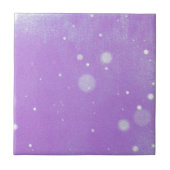  sneeuw en paarse hemel tegeltje (Voorkant)