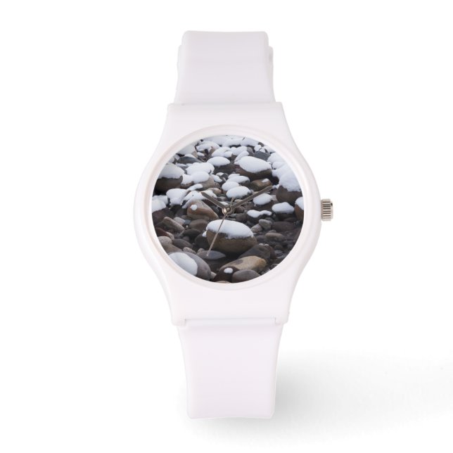 Sneeuw en Rocks, Nationaal Park Mt. Rainier Horloge (Voorkant)