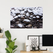 Sneeuw en Rocks, Nationaal Park Mt. Rainier Poster (Thuiskantoor)