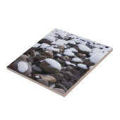 Sneeuw en Rocks, Nationaal Park Mt. Rainier Tegeltje (Zijkant)