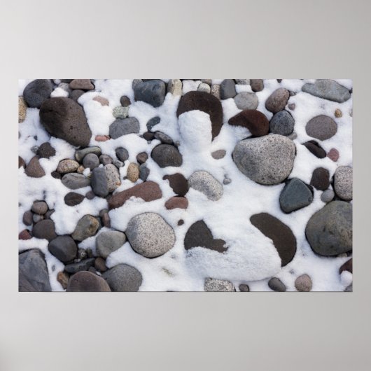 Sneeuw en rotsen, Mt. Rainier National Park 2 Poster (Voorkant)