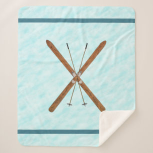 Sneeuw- en sneeuwpoppen in het buitenland sherpa deken