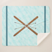 Sneeuw- en sneeuwpoppen in het buitenland sherpa deken (Voorkant (horizontaal))