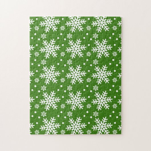 Sneeuw en Sneeuwvlokken Legpuzzel (Verticaal)