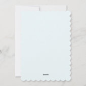 Sneeuw- en winterlichten feestdagenkaart (Achterkant)