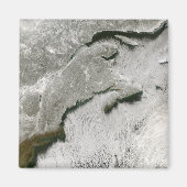 Sneeuw- en wolkenstraten magneet (Voorkant)