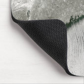 Sneeuw- en wolkenstraten muismat (Hoek)