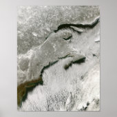 Sneeuw- en wolkenstraten poster (Voorkant)