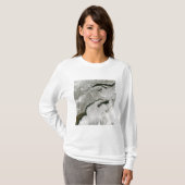 Sneeuw- en wolkenstraten t-shirt (Voorkant volledig)