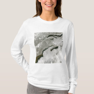 Sneeuw- en wolkenstraten t-shirt