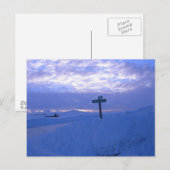 Sneeuw en zon briefkaart (Voorkant / Achterkant)