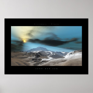 sneeuw en zon poster