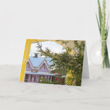 Sneeuw, Evergreen en Cottages - Martha's wijngaard