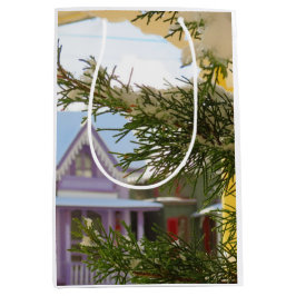 Sneeuw, Evergreen en Cottages - Martha's wijngaard Medium Cadeauzakje