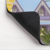 Sneeuw, Evergreen en Cottages - Martha's wijngaard Muismat (Hoek)