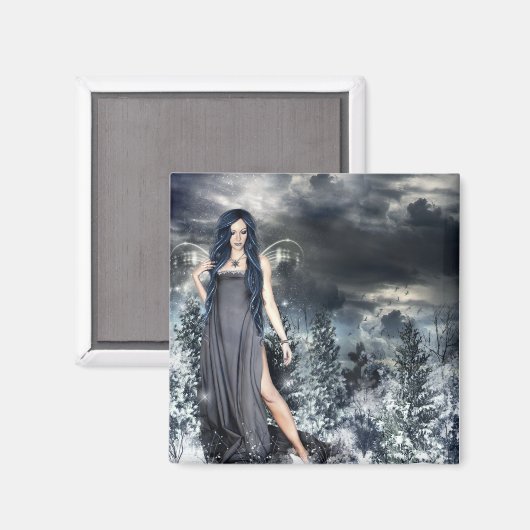 Sneeuw Fairy Magnet (Voorkant / Achterkant)