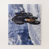 Sneeuw Fatbikes Mountain Bikes Bicycles die fietse Legpuzzel (Verticaal)
