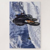 Sneeuw Fatbikes Mountainbikes Fietsen Fietssport Legpuzzel (Verticaal)