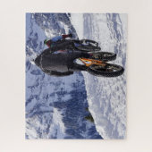 Sneeuw Fatbikes Mountainbikes Fietsen Fietssport Legpuzzel (Verticaal)