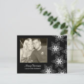 Sneeuw Fest Feestdagenkaart (Staand voorkant)