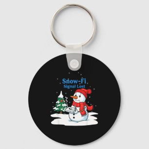 Sneeuw-fi-signaal verloren Grappige Kerstman Wifi  Sleutelhanger