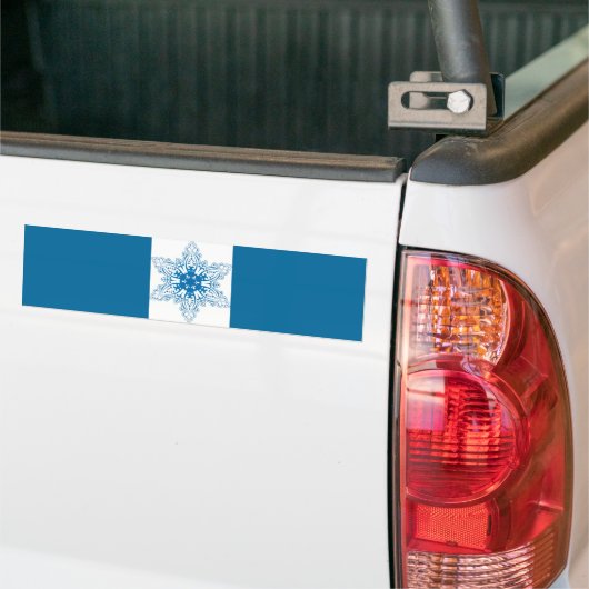 sneeuw_flake bumpersticker (Op Truck)