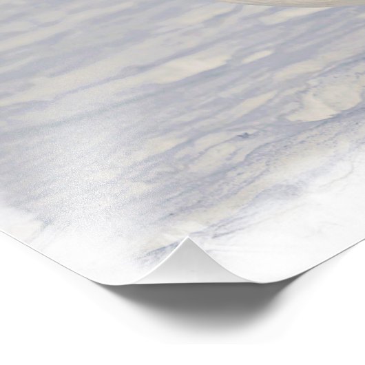 Sneeuw Foto Afdruk (Hoek)