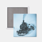 Sneeuw gebonden trein magneet (Voorkant / Achterkant)