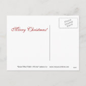 Sneeuw Gevuld de winterlandschap van het Gebied Feestdagenkaart (Achterkant)