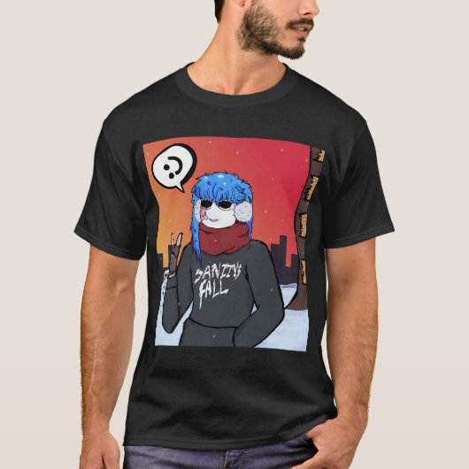 Sneeuw gezicht! :) t-shirt (Voorkant)