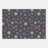 Sneeuw Herfst Kerst Inpakpapier Vel (Voorkant)