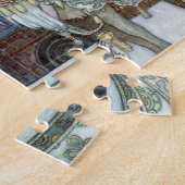 Sneeuw IJskoningin Russisch Prinses Rendier Legpuzzel (Zijkant)