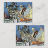 Sneeuw IJskoningin Russisch Prinses Rendier Visitekaartje (Voorkant / Achterkant)