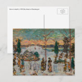Sneeuw in april door Maurice Prendergast, kunst Briefkaart (Voorkant / Achterkant)
