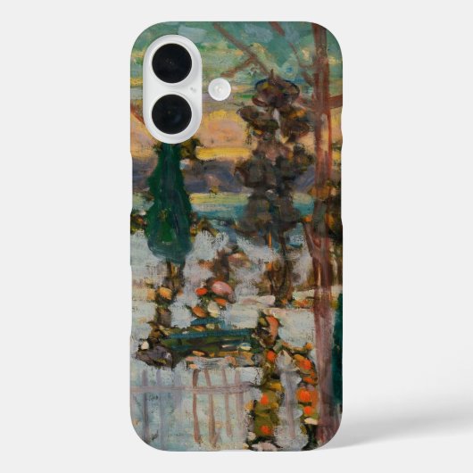 Sneeuw in april door Maurice Prendergast,  kunst Case-Mate iPhone Case (Achterkant)
