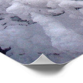 sneeuw in april Poster (Hoek)