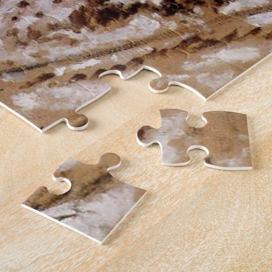 Sneeuw in Argenteuil Monet Fine Art Legpuzzel (Zijkant)