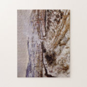 Sneeuw in Argenteuil Monet Fine Art Legpuzzel (Verticaal)